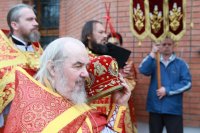 48-В Светлый Четверг епископ Амфилохий совершил Божественную Литургию в кафедральном соборе столицы Рудного Алтая