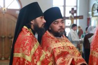 54-В Светлый Четверг епископ Амфилохий совершил Божественную Литургию в кафедральном соборе столицы Рудного Алтая
