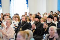 7-Епископ Амфилохий посетил заключительный гала-концерт I Всеказахстанского фестиваля "Пасхальная Песнь"
