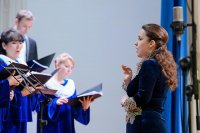 10-Епископ Амфилохий посетил заключительный гала-концерт I Всеказахстанского фестиваля "Пасхальная Песнь"