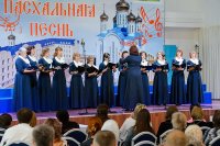 18-Епископ Амфилохий посетил заключительный гала-концерт I Всеказахстанского фестиваля "Пасхальная Песнь"