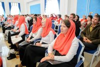 22-Епископ Амфилохий посетил заключительный гала-концерт I Всеказахстанского фестиваля "Пасхальная Песнь"
