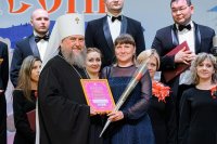 36-Епископ Амфилохий посетил заключительный гала-концерт I Всеказахстанского фестиваля "Пасхальная Песнь"