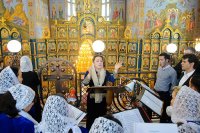 28-В Неделю "о Слепом" Преосвященнейший епископ Амфилохий сослужил Главе Казахстанского Митрополичьего округа в Успенском кафедральном соборе Астаны