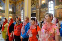 37-В Неделю "о Слепом" Преосвященнейший епископ Амфилохий сослужил Главе Казахстанского Митрополичьего округа в Успенском кафедральном соборе Астаны
