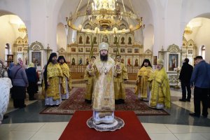 Служение епископа Амфилохия в Неделю о Страшном суде