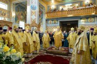 7-Управляющий Усть-Каменогорской епархией принял участие в духовных торжествах в день памяти благоверного великого князя Александра Невского в Алма-Ате