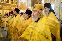 10-Управляющий Усть-Каменогорской епархией принял участие в духовных торжествах в день памяти благоверного великого князя Александра Невского в Алма-Ате