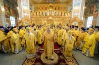 11-Управляющий Усть-Каменогорской епархией принял участие в духовных торжествах в день памяти благоверного великого князя Александра Невского в Алма-Ате