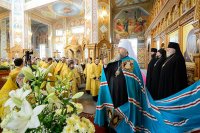 42-Управляющий Усть-Каменогорской епархией принял участие в духовных торжествах в день памяти благоверного великого князя Александра Невского в Алма-Ате
