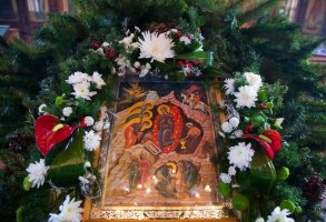 Служение епископа Амфилохия в день Собора Пресвятой Богородицы