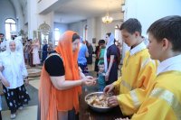 22-В канун праздника Вознесения Господня епископ Амфилохий совершил Всенощное бдение в главном храме Рудного Алтая