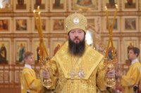 17-В Неделю 16-ю по Пятидесятнице епископ Амфилохий совершил Божественную литургию в главном храме Рудного Алтая