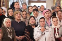 32-В Неделю 16-ю по Пятидесятнице епископ Амфилохий совершил Божественную литургию в главном храме Рудного Алтая