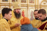 37-В Неделю 16-ю по Пятидесятнице епископ Амфилохий совершил Божественную литургию в главном храме Рудного Алтая