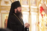 43-В Неделю 16-ю по Пятидесятнице епископ Амфилохий совершил Божественную литургию в главном храме Рудного Алтая