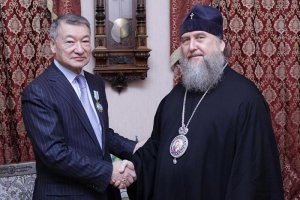 Состоялась встреча митрополита Астанайского и Казахстанского Александра с акимом Восточно-Казахстанской области Д.К.Ахметовым 