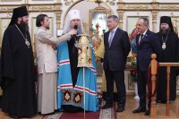 28-В Усть-Каменогорске состоялись торжества по случаю принесения ковчега с мощами блаженной Матроны Московской 
