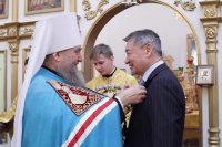 30-В Усть-Каменогорске состоялись торжества по случаю принесения ковчега с мощами блаженной Матроны Московской 
