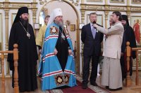 31-В Усть-Каменогорске состоялись торжества по случаю принесения ковчега с мощами блаженной Матроны Московской 