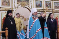 32-В Усть-Каменогорске состоялись торжества по случаю принесения ковчега с мощами блаженной Матроны Московской 