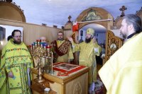 19-Собор Вселенских учителей и святителей Василия Великого, Григория Богослова и Иоанна Златоустого. Престольное торжество Трёхсвятительского храма посёлка Глубокое