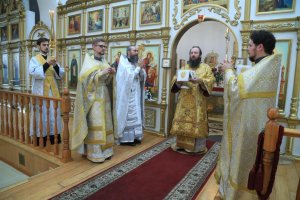 Служение епископа Амфилохия в Неделю 7-ю по Пасхе