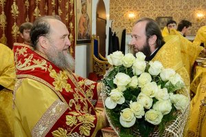Епископ Амфилохий принял участие в торжествах по случаю дня тезоименитства митрополита Астанайского и Казахстанского Александра