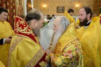 25-Епископ Амфилохий принял участие в торжествах по случаю дня тезоименитства митрополита Астанайского и Казахстанского Александра
