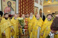 28-Епископ Амфилохий принял участие в торжествах по случаю дня тезоименитства митрополита Астанайского и Казахстанского Александра