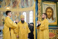 33-Епископ Амфилохий принял участие в торжествах по случаю дня тезоименитства митрополита Астанайского и Казахстанского Александра