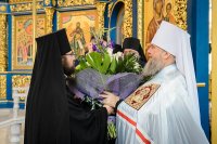 41-Епископ Амфилохий принял участие в торжествах по случаю дня тезоименитства митрополита Астанайского и Казахстанского Александра
