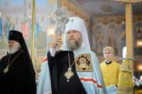 42-Епископ Амфилохий принял участие в торжествах по случаю дня тезоименитства митрополита Астанайского и Казахстанского Александра