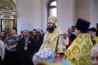 9-В Прощеное воскресенье епископ Амфилохий совершил Литургию в Андреевском соборе Усть-Каменогорска