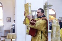 13-В Прощеное воскресенье епископ Амфилохий совершил Литургию в Андреевском соборе Усть-Каменогорска
