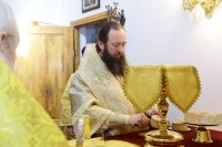 17-В Прощеное воскресенье епископ Амфилохий совершил Литургию в Андреевском соборе Усть-Каменогорска