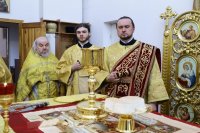 23-В Прощеное воскресенье епископ Амфилохий совершил Литургию в Андреевском соборе Усть-Каменогорска