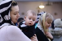 26-В Прощеное воскресенье епископ Амфилохий совершил Литургию в Андреевском соборе Усть-Каменогорска