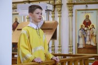 35-В Прощеное воскресенье епископ Амфилохий совершил Литургию в Андреевском соборе Усть-Каменогорска