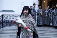 8-Литургия Преждеосвященных Даров  в Свято-Троицком крепостном соборе  города Усть-Каменогорска