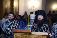 11-Литургия Преждеосвященных Даров  в Свято-Троицком крепостном соборе  города Усть-Каменогорска