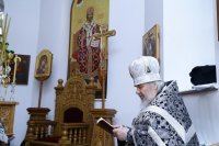 14-Литургия Преждеосвященных Даров  в Свято-Троицком крепостном соборе  города Усть-Каменогорска