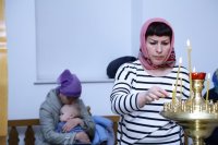 16-Литургия Преждеосвященных Даров  в Свято-Троицком крепостном соборе  города Усть-Каменогорска