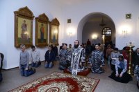 18-Литургия Преждеосвященных Даров  в Свято-Троицком крепостном соборе  города Усть-Каменогорска