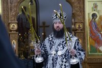 19-Литургия Преждеосвященных Даров  в Свято-Троицком крепостном соборе  города Усть-Каменогорска