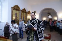20-Литургия Преждеосвященных Даров  в Свято-Троицком крепостном соборе  города Усть-Каменогорска
