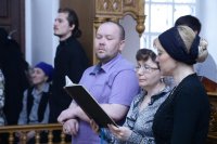 21-Литургия Преждеосвященных Даров  в Свято-Троицком крепостном соборе  города Усть-Каменогорска