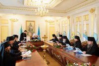 15-Управляющий Усть-Каменогорской епархией принял участие в заседании Синода Митрополичьего округа Русской Православной Церкви в столице Казахстана