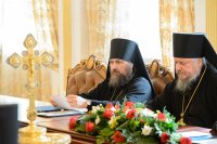 19-Управляющий Усть-Каменогорской епархией принял участие в заседании Синода Митрополичьего округа Русской Православной Церкви в столице Казахстана