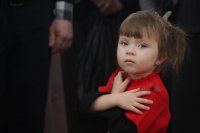 22-В воскресный день епископ Амфилохий совершил Божественную Литургию в Свято-Троицком соборе Усть-Каменогорска
